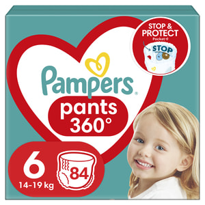 Подгузники-трусики для детей PAMPERS Pants (Памперс Пантс) Giant 6 от 15 кг 84 шт