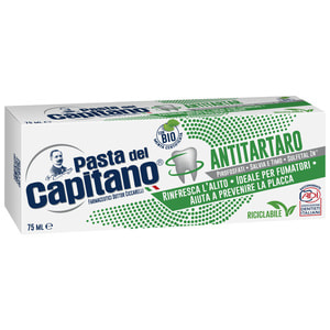 Паста зубная PASTA DEL CAPITANO (Паста дель капитано) Antitartar toothpaste Проти зубного каменю 75 мл