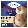 Трусы урологические для женщин TENA (Тена) Lady Pants Plus Medium (Леди Пентс Плюс Медиум) Creme бежевые 9 шт