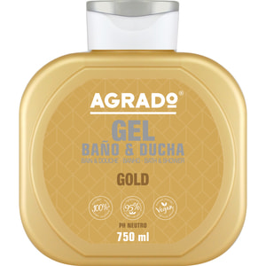 Гель для душа AGRADO (Аградо) Золото 750 мл