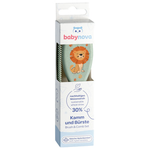 Расчёска и щётка из искусственной щетиной детская BABY-NOVA (Беби нова) для мальчика цвет в ассортименте