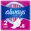 Прокладки гігієнічні жіночі ALWAYS (Олвейс) Ultra Super Single (Ультра супер) ультратонкі ароматизовані 8 шт