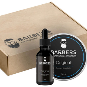 Набір для догляду за бородою BARBERS (Барберс) Original олія 30 мл + бальзам 50 мл