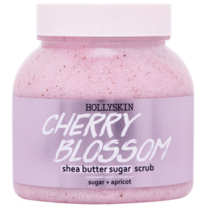 Скраб для тела HOLLYSKIN (Холлискин) Cherry Blossom сахарний с маслом ши и перлитом 300 мл (350 г)