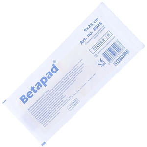 Пластырь медицинский Бетапед стерильный для закрытия ран размер 9 см х 25 см 1шт