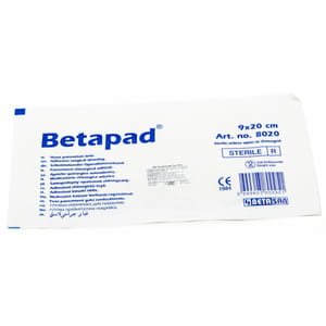 Пластир медичний Бетапед стерильний для закриття ран розмір 9 см х 20 см 1 шт