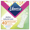 Прокладки ежедневные женские LIBRESSE (Либресс) Dailies Natural Care (Дейлис нейчерал кеа) Regular 40 шт