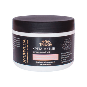 Крем-актив для волосся TRIUGA (Тріюга) пошкодженного та фарбованого Глибоке відновлення та живлення 300 мл