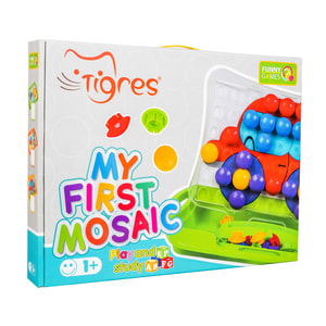 Іграшка розвиваюча дитяча TIGRES (Тигрес) 39370 Моя перша мозайка