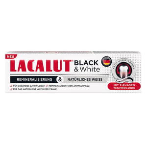 Зубная паста LACALUT (Лакалут) Black & White (Блэк & Вайт) 75 мл
