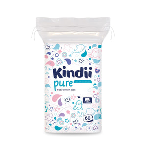 Ватные диски KINDII (Кинди) Pure детские коробка 60 шт - наличие в Полтаве