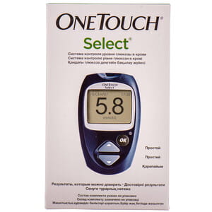 Система контроля уровня глюкозы в крови (глюкометр) One Touch Select (Ван Тач Селект) 1 шт