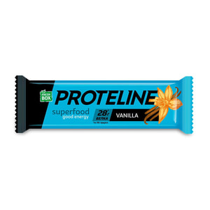 Батончик протеиновый в рацион питания спортсменов FRESH BOX PROTELINE (Фреш Бокс Протелайн) со вкусом ванили глазированный кондитерской глазурью 40г