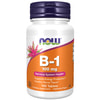 Вітамін В-1 NOW (Нау) B-1 100 mg для функціонування нервової системи та м'яз таблетки флакон 100 шт