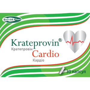 Кратепровин Кардио капсулы для поддержки сердечно-сосудистой системы упаковка 30 шт