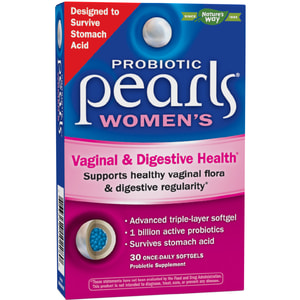 Женский жемчуг NATURE’S WAY (Натурес Вэй) Pearls Women капсулы пробиотическая добавка для поддержания вагинальной флоры флакон 30 шт