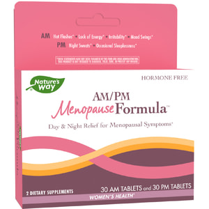 AM/PM Menopause (Менопауза) NATURE’S WAY (Натурес Вэй) таблетки для облегчение симптомов менопаузы 60 шт