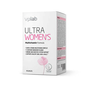 Женская мультивитаминная формула VPLAB (ВПЛаб) UltraVit (Ультравит) Women's Multivitamin Formula каплеты упаковка 90 шт
