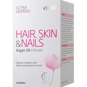 Витамины для женщин VPLAB (ВПЛаб) UltraVit (Ультравит) Ultra Women’S Hair,Skin & Nails для поддержания красоты волос, кожи и ногтей капсулы 90 шт