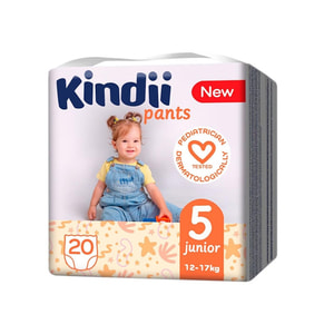 Подгузники-трусики детские KINDII (Кинди) Pants размер 5 от 12 до 17 кг 20 шт