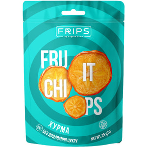 Чипси фруктові FRIPS (Фрипс) з хурми 25 г