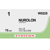 Шовный материал хирургический Nurolon (Нуролон) USP 1 длина 75 см, без иглы, черный W5225