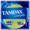 Тампони жіночі TAMPAX (Тампакс) Compak (Компакт) Super Duo (Супер Дуо) з аплікатором 16 шт