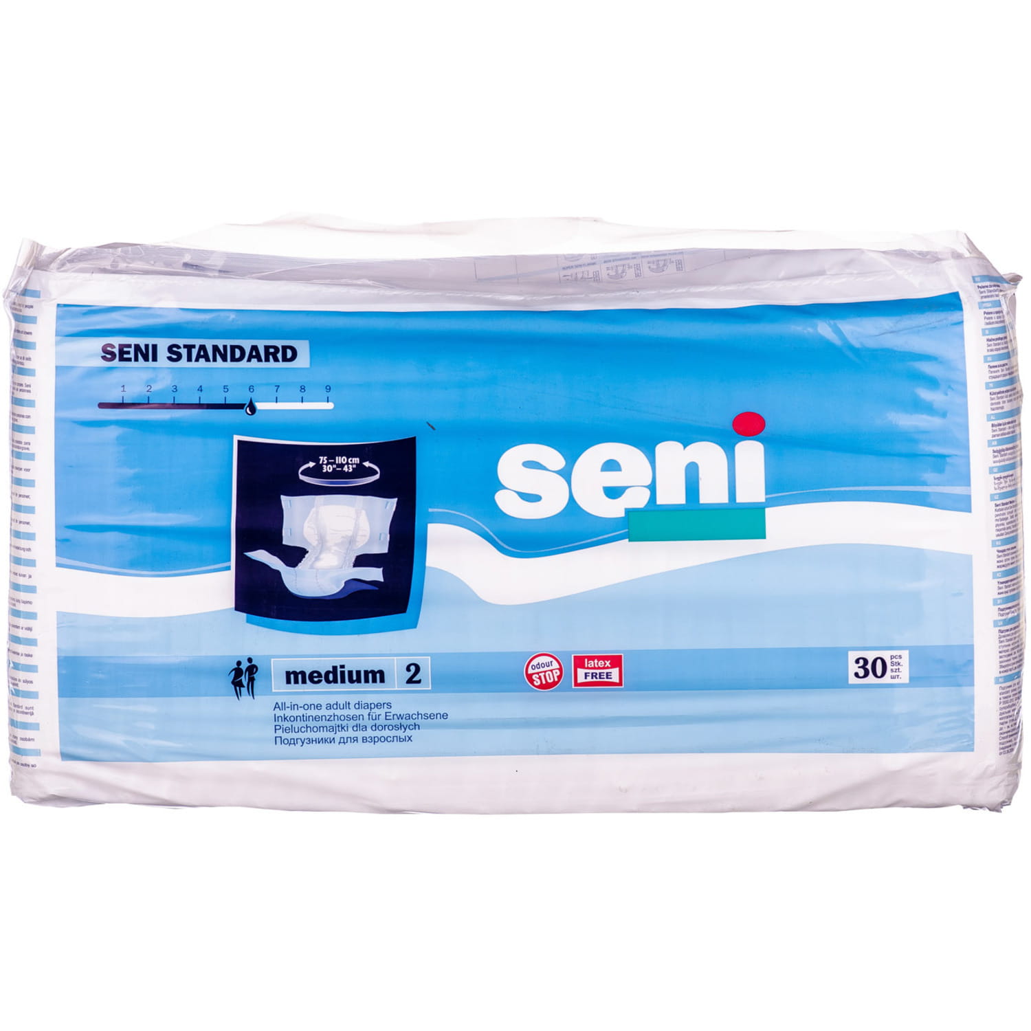 Подгузники взрослых seni medium. Пеленки Seni стандарт Медиум 2. Подгузники для взрослых Seni Standard Air small по 30 шт.