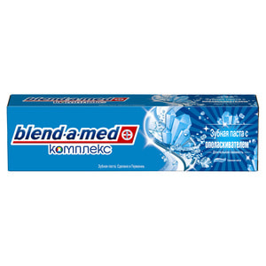 Зубна паста BLEND-A-MED (Блендамед) Комплекс з ополіскувачем Тривала свіжість свіжа м'ята 100 мл
