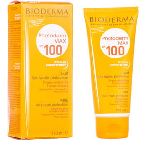 Молочко для тела BIODERMA (Биодерма) Фотодерм Макс солнцезащитное для всех типов кожи SPF100 100 мл