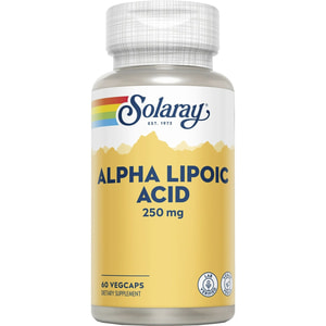 Альфа-липоевая кислота SOLARAY (Солорай) Alpha Lipoic Acid 250 мг капсулы флакон 60 шт