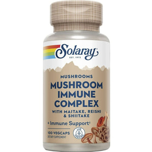 Комплекс грибів для імунітету SOLARAY (Солорай) Mushroom Immune Complex 600 мг капсули флакон 100 шт