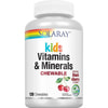 Вітаміни та мінерали для дітей SOLARAY (Солорай) Kids Vitamins & Minerals зі смаком натуральної черешні таблетоки жувальні 120 шт