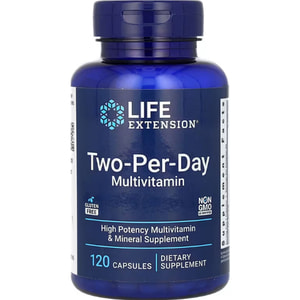 Мультивитамины Две в день LIFE EXTENSION (Лайф Экстэншн) Two-per-day Multivitamin капсулы флакон 120 шт