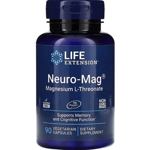 Нейро-Маг. Магний L-треонат LIFE EXTENSION (Лайф Экстэншн) Neuro-Mag. Magnesium L-Threonate капсулы упаковка 90 шт