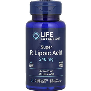 R липоевая кислота LIFE EXTENSION (Лайф Экстэншн) R-Lipoic Acid 240 мг капсулы 60 шт