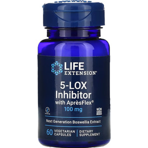 Босвелія LIFE EXTENSION (Лайф Екстеншн) 5-Lox Inhibitor 100 мг капсули для зменшенню запалення, поліпшенню здоров'я суглобів та зниженню болю 60 шт