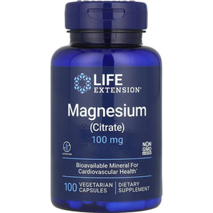 Магнію цитрат LIFE EXTENSION (Лайф Екстеншн) Magnesium (Citrate) капсули 100 мг флакон 100 шт