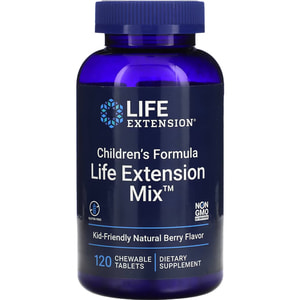 Мультивітаміни для дітей LIFE EXTENSION (Лайф Екстеншн) Children's Formula Mix в таблетках флакон 120 шт