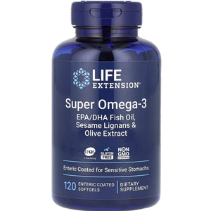 Омега-3 LIFE EXTENSION (Лайф Екстеншн) Omega Foundations капсули флакон 120 шт