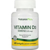 Вітамін D3 NATURES PLUS (Натурес плюс) Vitamin D3 125 мкг (5000 МО) капсули 60 шт