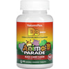 Вітамін D3 NATURES PLUS (Натурес плюс) Vitamin D3 Animal Parade смак чорної вишні 500 МО без цукру таблетки жувальні 90 шт