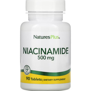 Ніацинамід NATURES PLUS (Натурес плюс) Niacinamide 500 мг таблетки флакон 90 шт