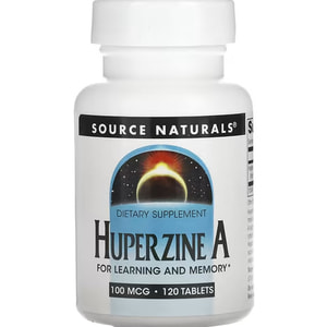 Витамины для мозга SOURCE NATURALS (Сорс Нейчералс) Huperzine A 100 мкг таблетки флакон 120 шт