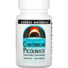 Хром пиколинат SOURCE NATURALS (Сорс Нейчералс) Chromium Picolinate 200 мкг таблетки флакон 240 шт