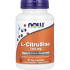 Цитрулін NOW (Нау) L-Citrulline 750 мг капсули флакон 90 шт