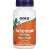 Селен без дрожжей NOW (Нау) Selenium 200 mcg капсулы по 200 мкг флакон 90 шт