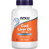 Риб'ячий жир з печінки тріски NOW (Нау) Cod Liver Oil 650 мг капсули флакон 250 шт