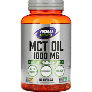 Олія МСТ NOW (Нау) MCT Oil Sports 1000 мг капсули флакон 150 шт