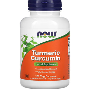 Куркумін NOW (Нау) Turmeric Curcumin капсули упаковка 120 шт